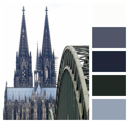 Cologne Cathedral Sheets Hohenzollern Bridge Image
